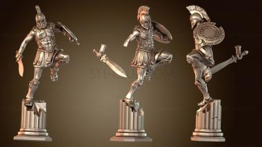 3D модель Греческий воин Ахиллес Главий (STL)