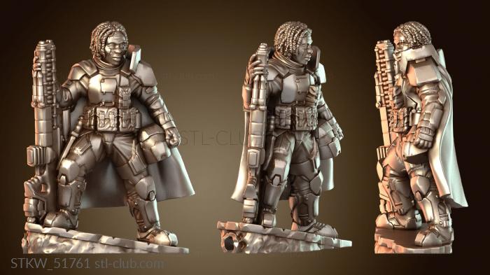 Military Гренадерка-женщина-снайпер многоствольный снаряд