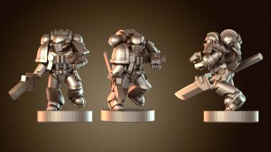 3D модель Элита Серых Рыцарей (STL)