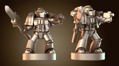 3D модель Ветеран Серых Рыцарей (STL)