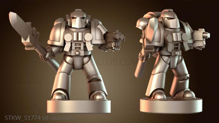 Military Серые Рыцари в доспехах