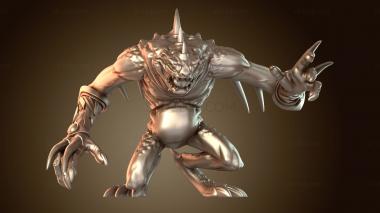 3D модель Серая лямка открыта (STL)