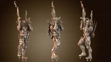 3D модель Статуя Мрачного Рыцаря (STL)