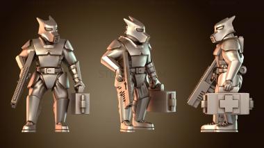 3D модель Сторожевые собаки КОМ МЕДИК (STL)