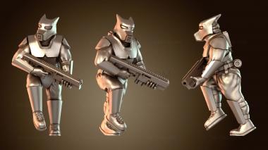 3D модель Сторожевые собаки ФИГУРА (STL)