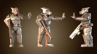 3D модель Сторожевые собаки ФИГУРА Ветеран (STL)