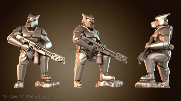 Military Сторожевые собаки FIGURE FLAME Razor