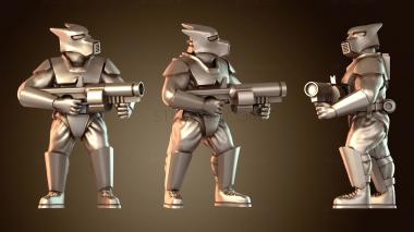 3D модель Сторожевые псы ФИГУРА ГРЕН Нексус (STL)