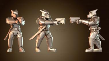 3D модель Сторожевые собаки ФИГУРА SARG (STL)
