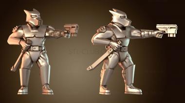 3D модель Сторожевые собаки ФИГУРА SARG Bold (STL)