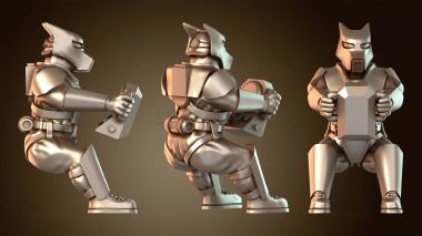 3D модель Сторожевые псы ФИГУРКА БАШНЯ O Пик (STL)
