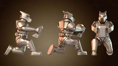 3D модель Сторожевые псы Фигурка башни OP Бронированная (STL)