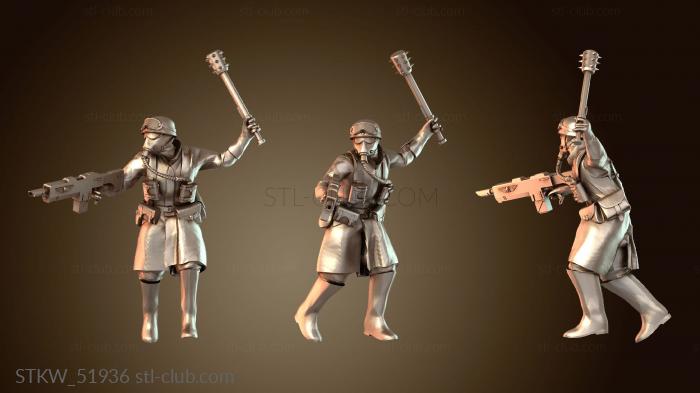 Military Guard Lasgun Moving Maul