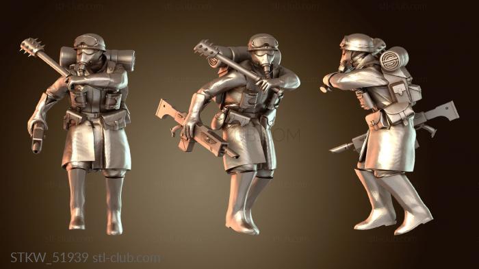 Military Лазерный пистолет охранника, движущийся легким молотом