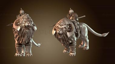 3D модель Гвардейцы-львы (STL)