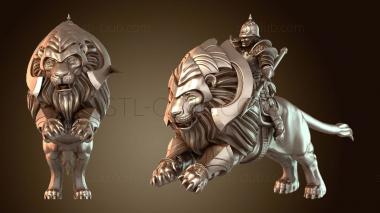 3D модель Гвардейские всадники львов Элитный гвардеец (STL)