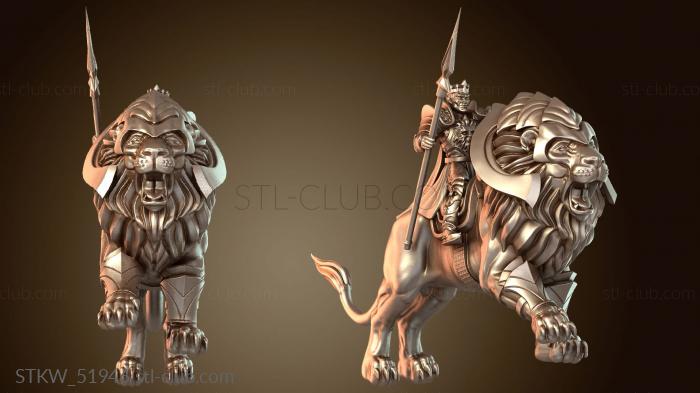 Military GUARD LION RIDERS