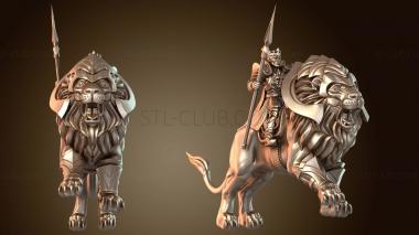 3D модель GUARD LION RIDERS (STL)