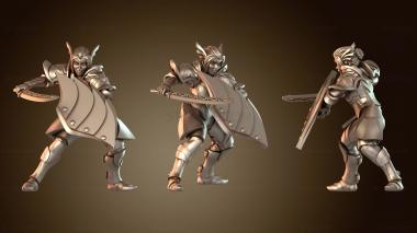 3D модель Могущественная королева стражи (STL)
