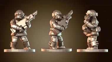3D модель Гвардеец Смелый (STL)