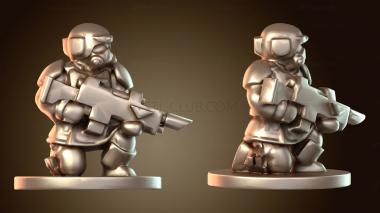 3D модель Гвардеец Квик (STL)