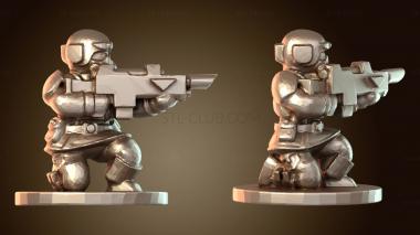 3D модель Гвардеец Храбрый (STL)