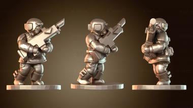 3D модель Гвардеец Могучий (STL)