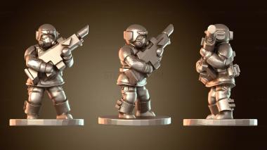 3D модель Гвардеец Решительный (STL)