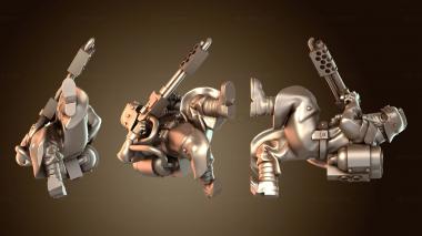 3D модель Штурмовой огнеметный отряд гвардейцев (STL)