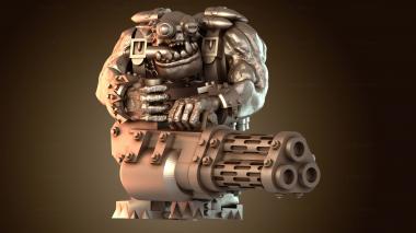 3D модель Молодой любитель оружия (STL)