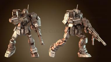 3D модель Gundam GM San One Piece (STL)