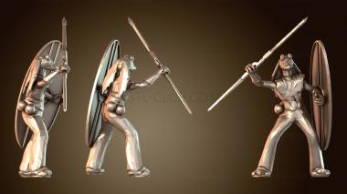 3D модель Гунганы-ополченцы (STL)