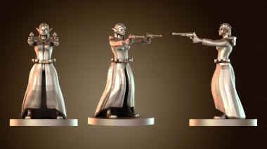 3D модель Стрелки Эльфийский одноствольный пистолет Мужской (STL)