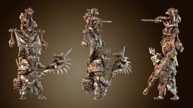 3D модель Хагрон Фал со знаменем (STL)