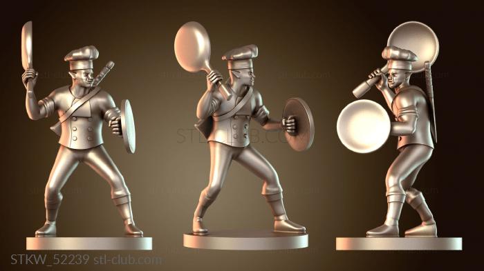 Military Полуорк-повар-боец