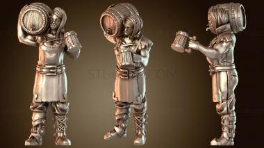 3D модель Хозяин таверны-полуорк (STL)