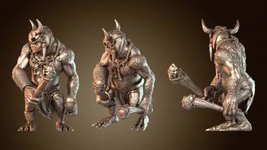 3D модель Полутролль Агрессивный (STL)