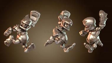 3D модель Полурослик Проворный (STL)