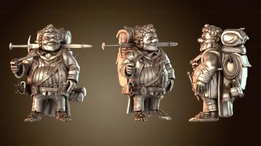 3D модель Полурослик-путешественник (STL)