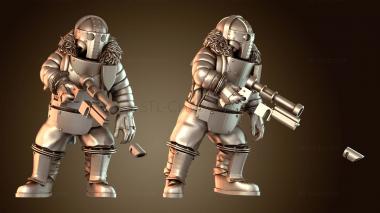 3D модель Полурослики Снайпер (STL)