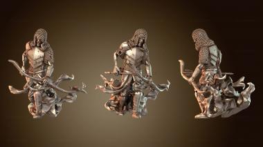 3D модель Призрачный король-лучник Затененный (STL)