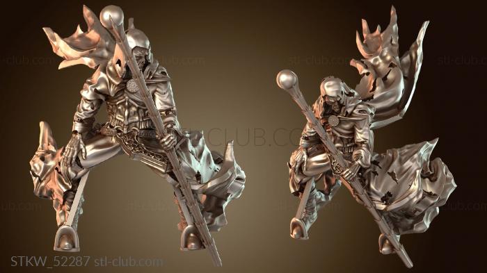 Military Призрачный король-маг Холла верхом