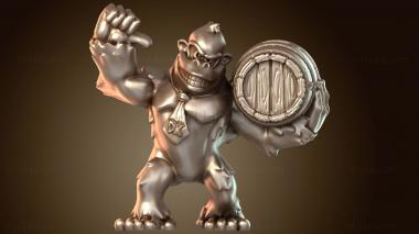 3D модель Хэллоуин Донки Конг (STL)