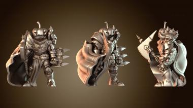 3D модель Хэллоуинский воин в доспехах (STL)