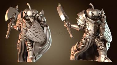 3D модель Хэллоуинский воин жирный (STL)
