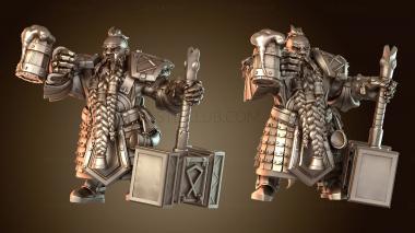 3D модель Волосы Hammer Beer, заплетенные в косичку (STL)