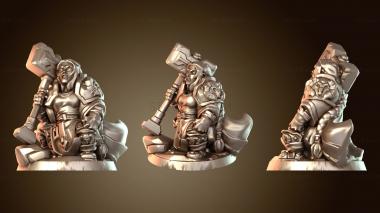 3D модель Чемпионка по молоту среди женщин (STL)