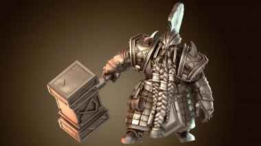 3D модель Блестящий шлем в стиле молота (STL)