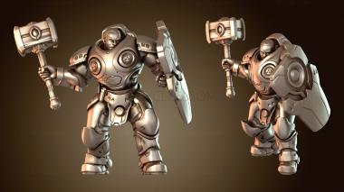 3D модель Оператор Хэнка, падшие воины, герой Ареса (STL)