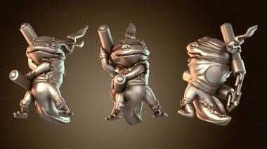 3D модель Ханзаки Ниндзя Нунчаку Ханэда (STL)